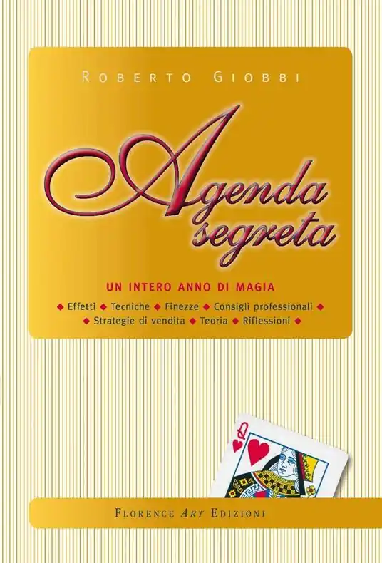 Agenda segreta un intero anno di magia effetti, tecniche, finezze, consigli professionali, strategie di vendita, teoria e riflessioni Offerta Limitata