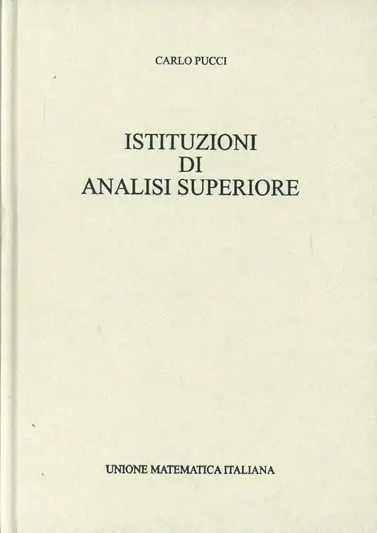 Super Prezzo Istituzioni di analisi superiore