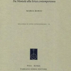 Prezzo Di Fabbrica Satura. Da Montale alla lirica contemporanea