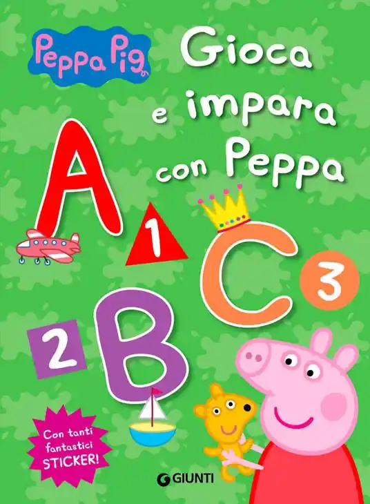 Gioca e impara con Peppa. Peppa Pig. Con adesivi. Ediz. a colori Offerta