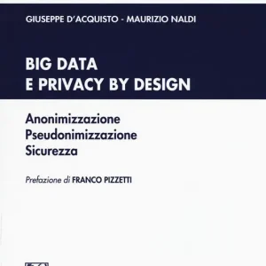 Big data e privacy by design. Anonimizzazione, pseudonimizzazione, sicurezza. Con Contenuto digitale per download e accesso online Prezzo Basso