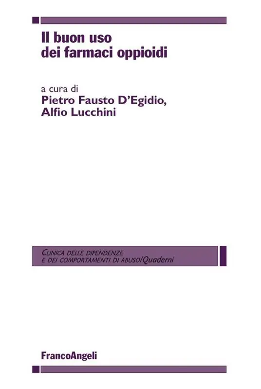 Occasione Imperdibile Il buon uso dei farmaci oppioidi