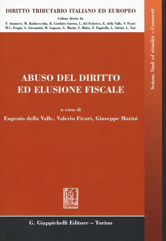 Prezzo Di Fabbrica Abuso del diritto ed elusione fiscale