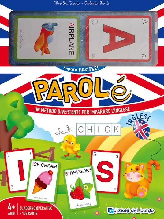 Parolé inglese. Un metodo divertente per imparare l‘inglese. Ediz. illustrata. Con Carte Esclusivo