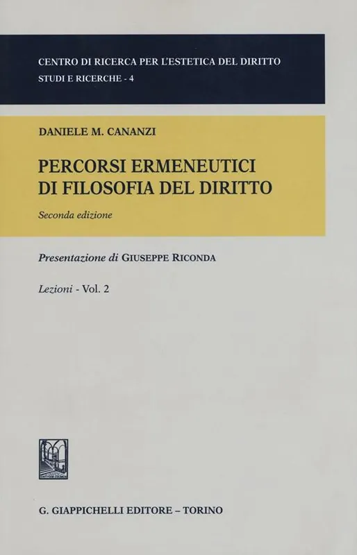 Percorsi ermeneutici di filosofia del diritto. Vol. 2 Spedizione Espresso