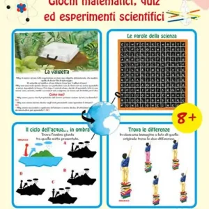 Enigmistica. Giochi matematici, quiz ed esperimenti scientifici per cervelli geniali Pagamento Sicuro