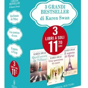 3 grandi bestseller di Karen Swan Quell‘estate da Tiffany-Una questione di cuore-Il segreto di Parigi Più Venduto