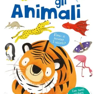 Nuovo Arrivo Gli animali. Cerca attacca e impara. Con adesivi. Ediz. illustrata