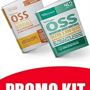 Kit operatore socio sanitario 2021 Manuale Oss + Quiz Oss Ultimissimo Modello