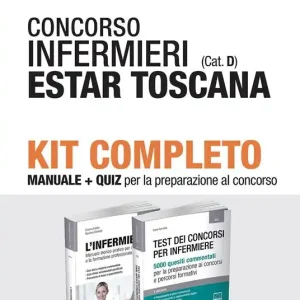 Concorso infermieri (cat. D) ESTAR Toscana. Kit completo Ultime Pezzi