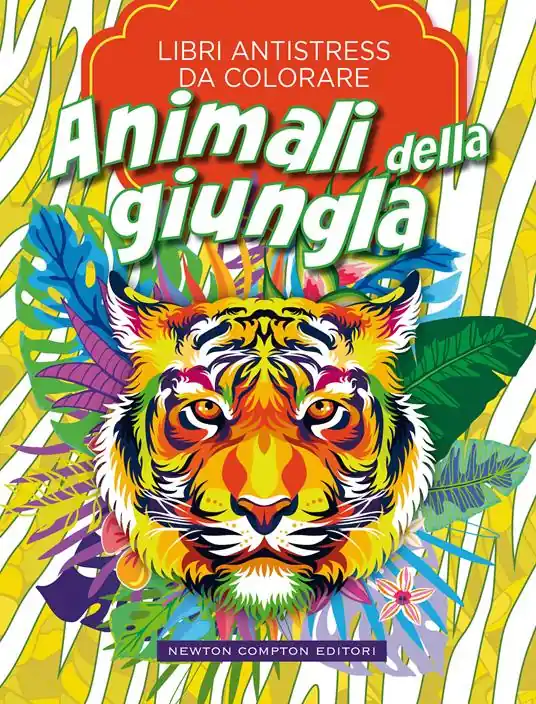 Animali della giungla. Libri antistress da colorare Pagamento Sicuro