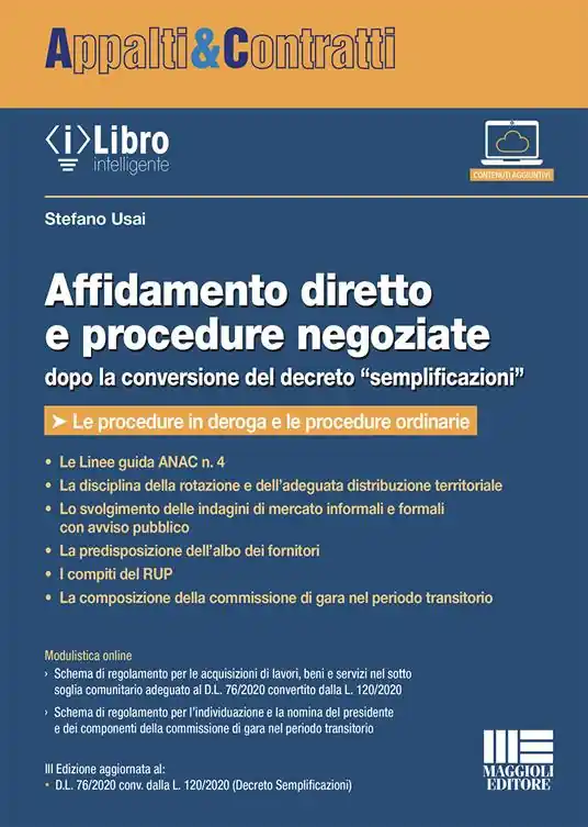 Affidamento diretto e procedure negoziate Ultimissimo Modello
