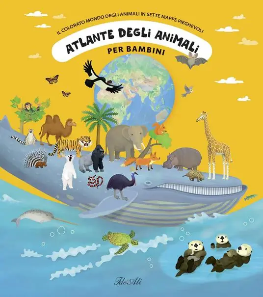 Atlante degli animali per bambini. Il colorato mondo degli animali in sette mappe pieghevoli. Ediz. a colori Prezzo Basso