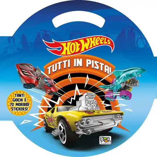 Tutti in pista! Hot Wheels. Puffy sticker. Ediz. a colori. Con Adesivi Pagamento Sicuro