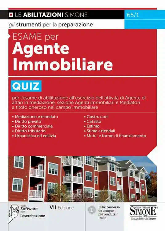 Esame per agente immobiliare. Quiz Subito Disponibile