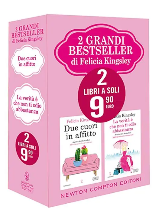 2 grandi bestseller di Felicia Kingsley Due cuori in affitto–La verità è che non ti odio abbastanza Promo Stagionale