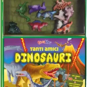 Tanti amici dinosauri. Giocalibri. Ediz. illustrata. Con gadget Spedito Oggi