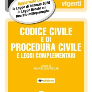 Acquista Ora Codice civile e di procedura civile e leggi complementari