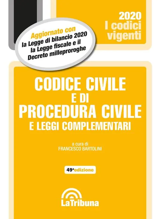 Acquista Ora Codice civile e di procedura civile e leggi complementari