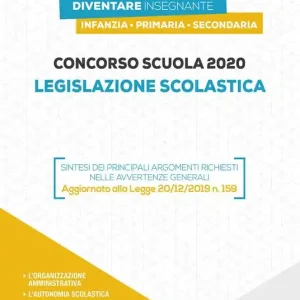 Concorso scuola 2020. Legislazione scolastica Occasione