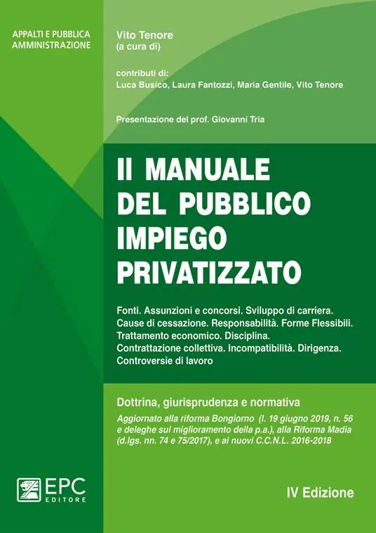 Reso Gratuito Il manuale del pubblico impiego privatizzato. Nuova ediz.