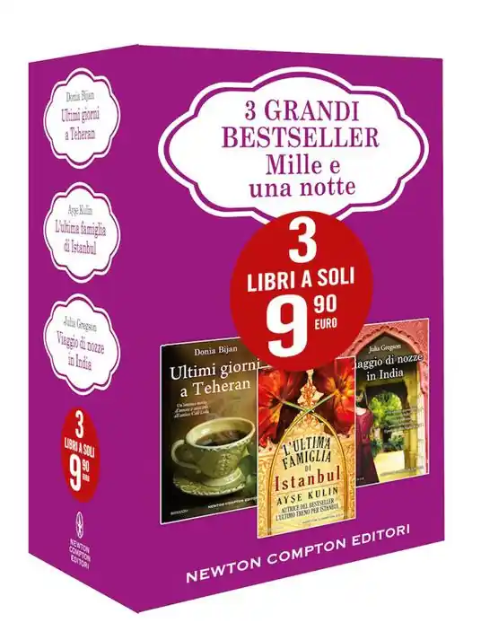 3 grandi bestseller. Mille e una notte Ultimi giorni a Teheran-L‘ultima famiglia di Istanbul-Viaggio di nozze in India Reso Gratuito