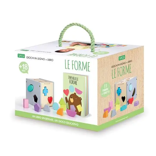 Le forme. Giochi in legno. Ediz. a colori. Con gadget Ultime Pezzi