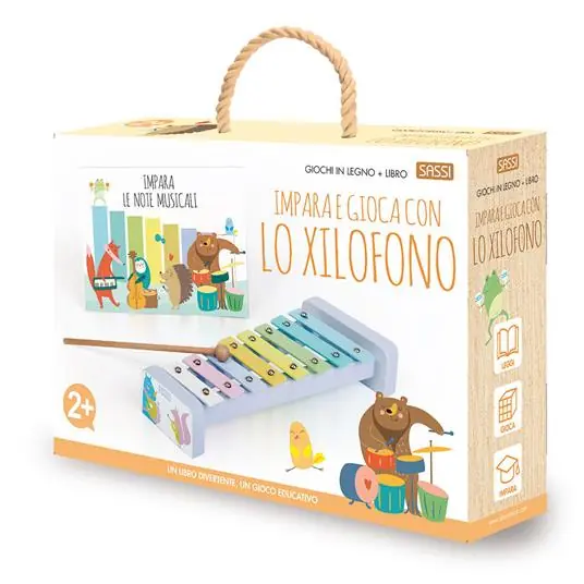 Prezzo Scontato Impara e gioca con lo xilofono. Giochi di legno. Ediz. a colori. Con gadget