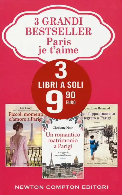Paris je t‘aime Piccoli momenti d‘amore a Parigi-Un romantico matrimonio a Parigi-Quell‘appuntamento segreto a Parigi A Buon Prezzo