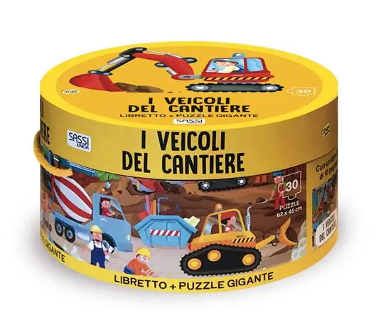 I veicoli del cantiere. Ediz. a colori. Con puzzle Prezzo Scontato