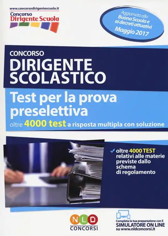 Concorso dirigente scolastico. Test per la prova preselettiva. Con Contenuto digitale per download e accesso online Occasione