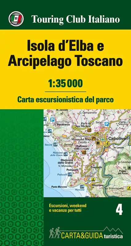 Offerta Speciale Isola d‘Elba e Arcipelago toscano. Carta escursionistica del parco. 1 35.000