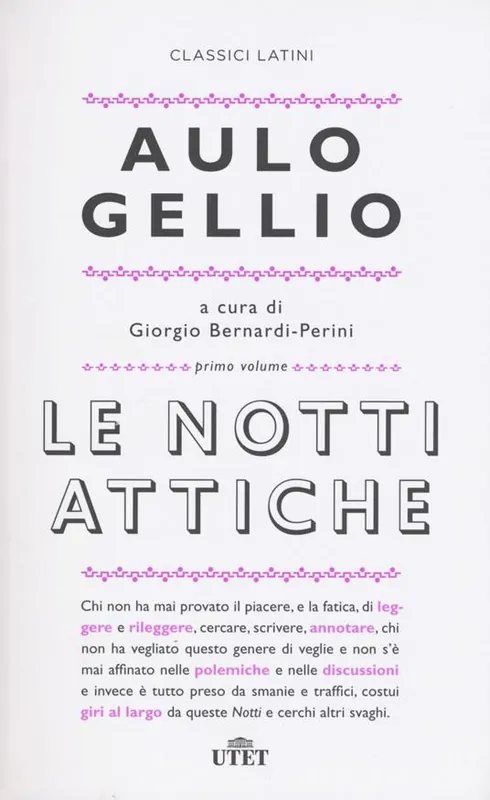 Le notti attiche. Testo latino a fronte Popolare