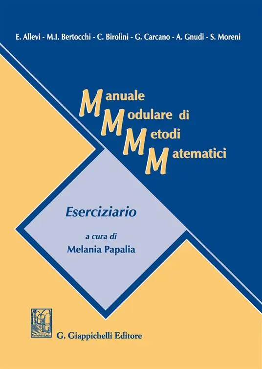 Ordina Subito Manuale modulare di metodi matematici. Eserciziario