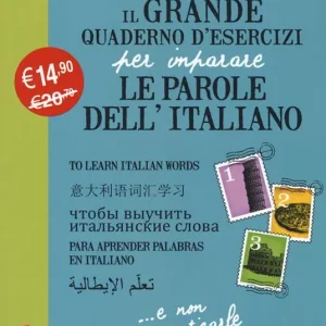 Il grande quaderno d‘esercizi per imparare le parole dell‘italiano. Vol. 1-2-3 Sconto