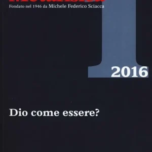 Giornale di metafisica (2016). Vol. 1 Dio come essere? Spedizione Espresso