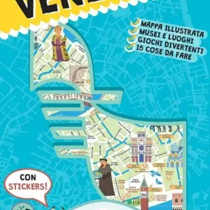 Mappa di Venezia illustrata. Con adesivi. Ediz. italiana e inglese Prezzo Di Fabbrica
