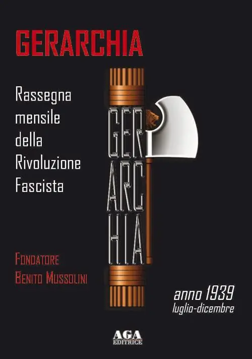 Gerarchia. Anno 1939 Luglio-Dicembre Prezzo Di Fabbrica