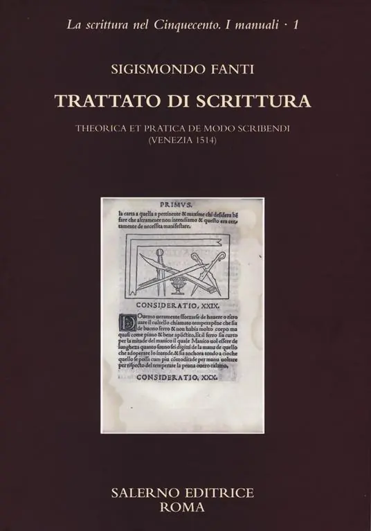 Soddisfatti O Rimborsati Trattato di scrittura. Theorica et pratica de modo scribendi (Venezia, 1514)