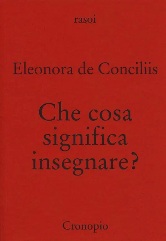 Sconto Che cosa significa insegnare?