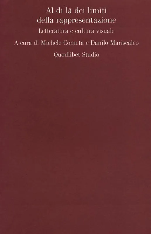 Prezzo Scontato Al di là dei limiti della rappresentazione. Letteratura e cultura visuale