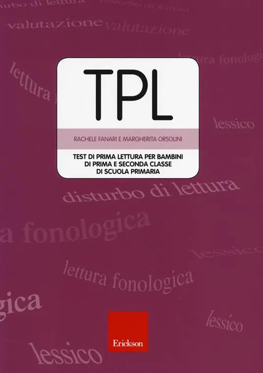 TPL. Test di prima lettura per bambini di prima e seconda classe. Con CD-ROM A Buon Prezzo