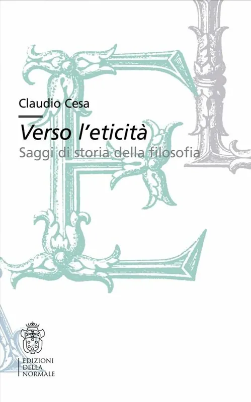 Verso l‘eticità. Saggi di storia della filosofia Prezzo Basso