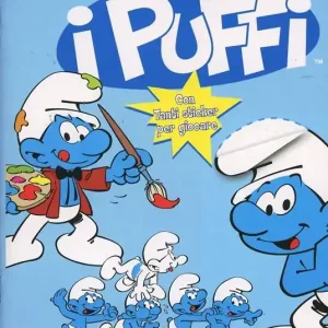 Offerta Lampo Gioca, attacca e colora con i puffi. I puffi. Con adesivi. Ediz. illustrata