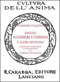 Offerta Saggio sull‘essere e l‘essenza e altri opuscoli