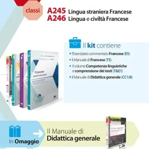 Affare TFA. Classi A245-A246 per prove scritte e orali. Manuali di teoria ed esercizi di lingua e cultura francese. Kit completo. Con software di simulazione