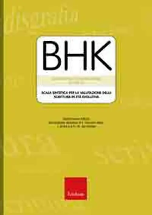 BHK. Scala sintetica per la valutazione della scrittura in età evolutiva Sconto