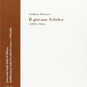 Il giovane Scheler (1899-1906) Solo Oggi