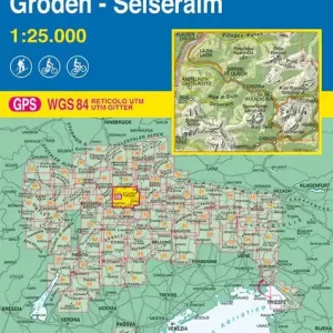 Val Gardena. Alpe di Siusi 1 25.000 Pagamento Sicuro