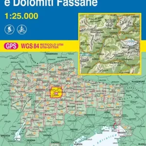 Promo Stagionale Val di Fassa. Dolomiti fassane 1 25.000